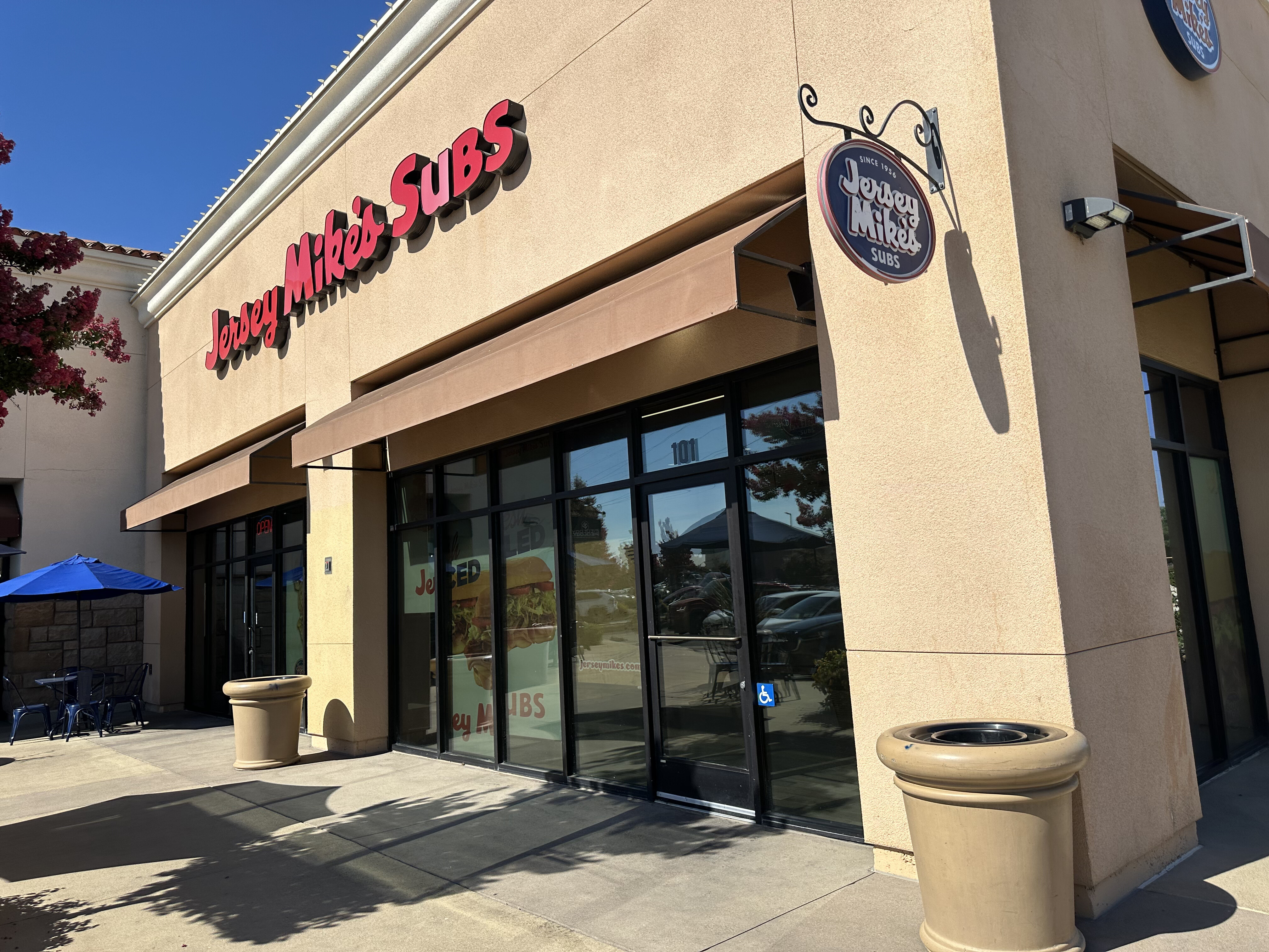 Commercial storefront with professional window tinting - Victory Window Tinting Fresno